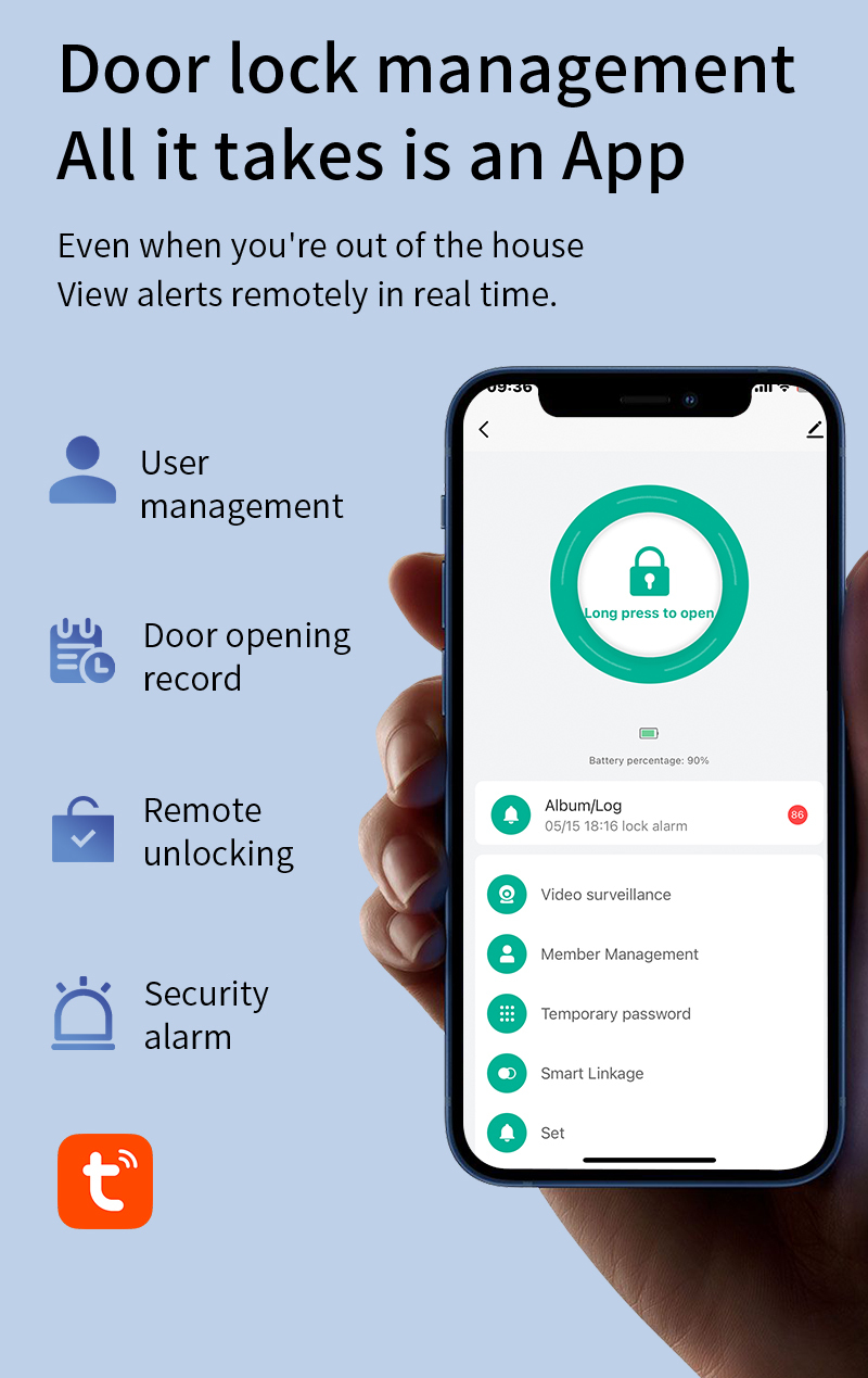 Qlleung S931MAX Automatic 3D Face ID Video Intercom Fingerprint Card Key Code Tuya APP Remote Control Smart Door Lock
