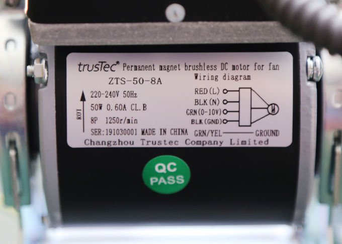 220V Brushless EC Fan Motor , Durable Double Shaft Fan Coil Motor For FCU