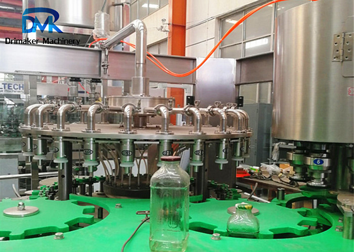 Fully Automatic Glass Bottle Filling Machine Sus304 High Accrurate Filling
