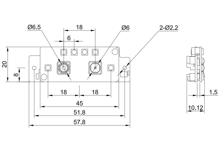 JP-FM888 Infrared + Visible Light Dual-Lens Facial Recognition Algorithm Module UART Baud Rate 115200 (default)