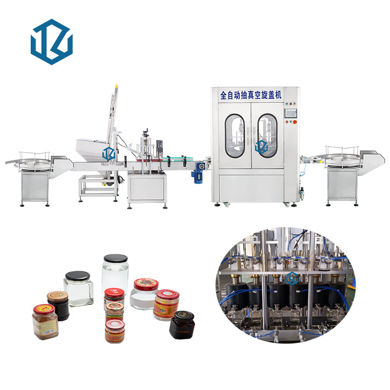 Automatic Feeder Twist Off Vacuum Screw Capping Machine