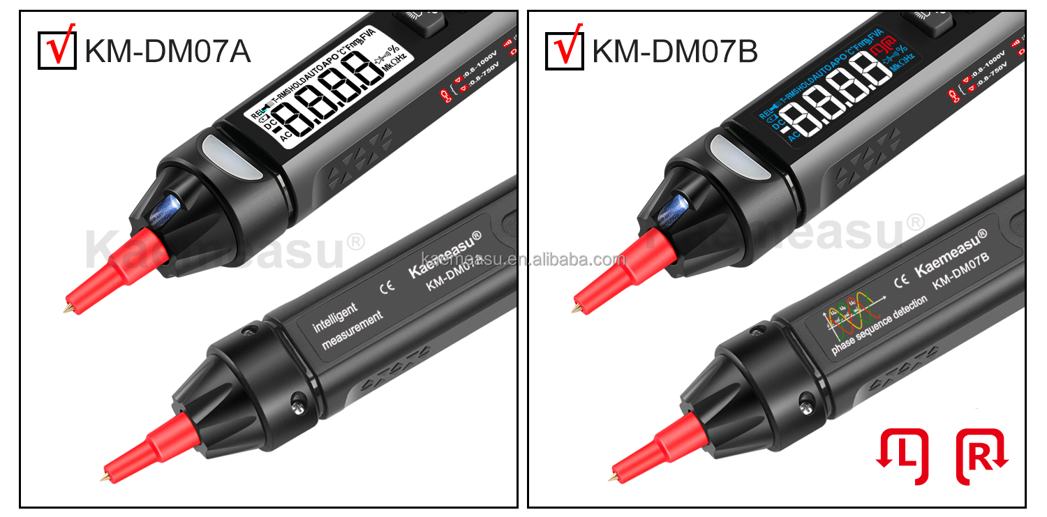 Oem Factory Direct Pen Digital Multimeter True Rms Digital Meter Non Contact Voltage Detection Multimeter Tester
