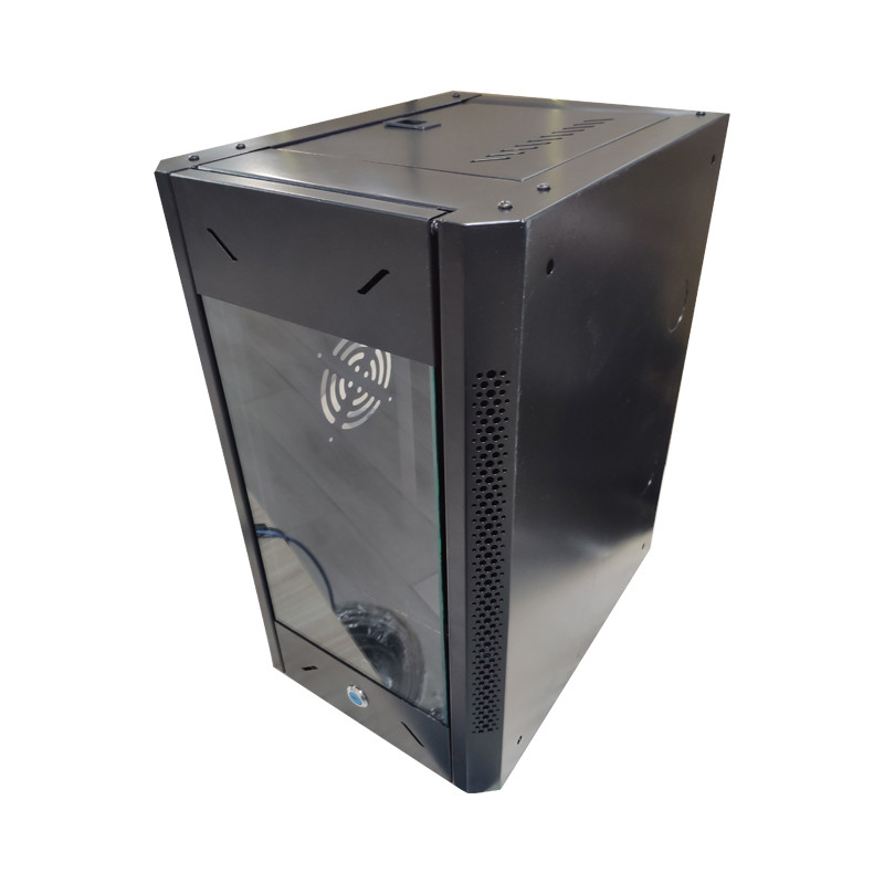 Wall - Mounted And Floor Mounted Network Rack With Durable Steel Construction