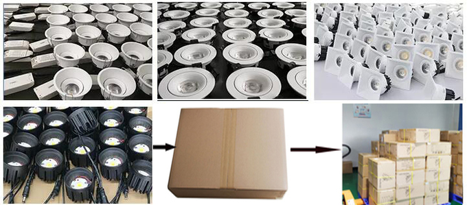 Recessed spot downlight, tiltable adjustable 5Watt/7Watt cutout 83mm LED Spot lights 4