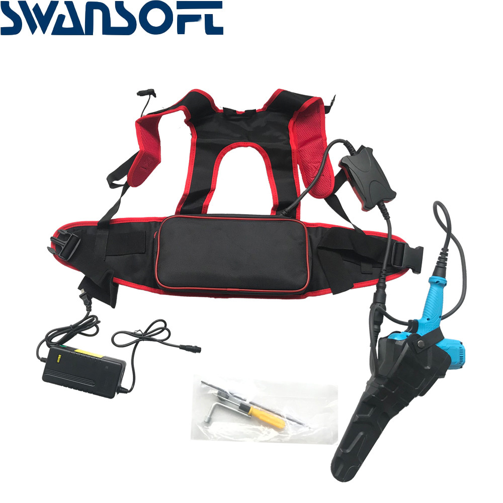 Swansoft 400W Professional 150mm Portable Mini Electric Start Chainsaw Hand Chain Saw