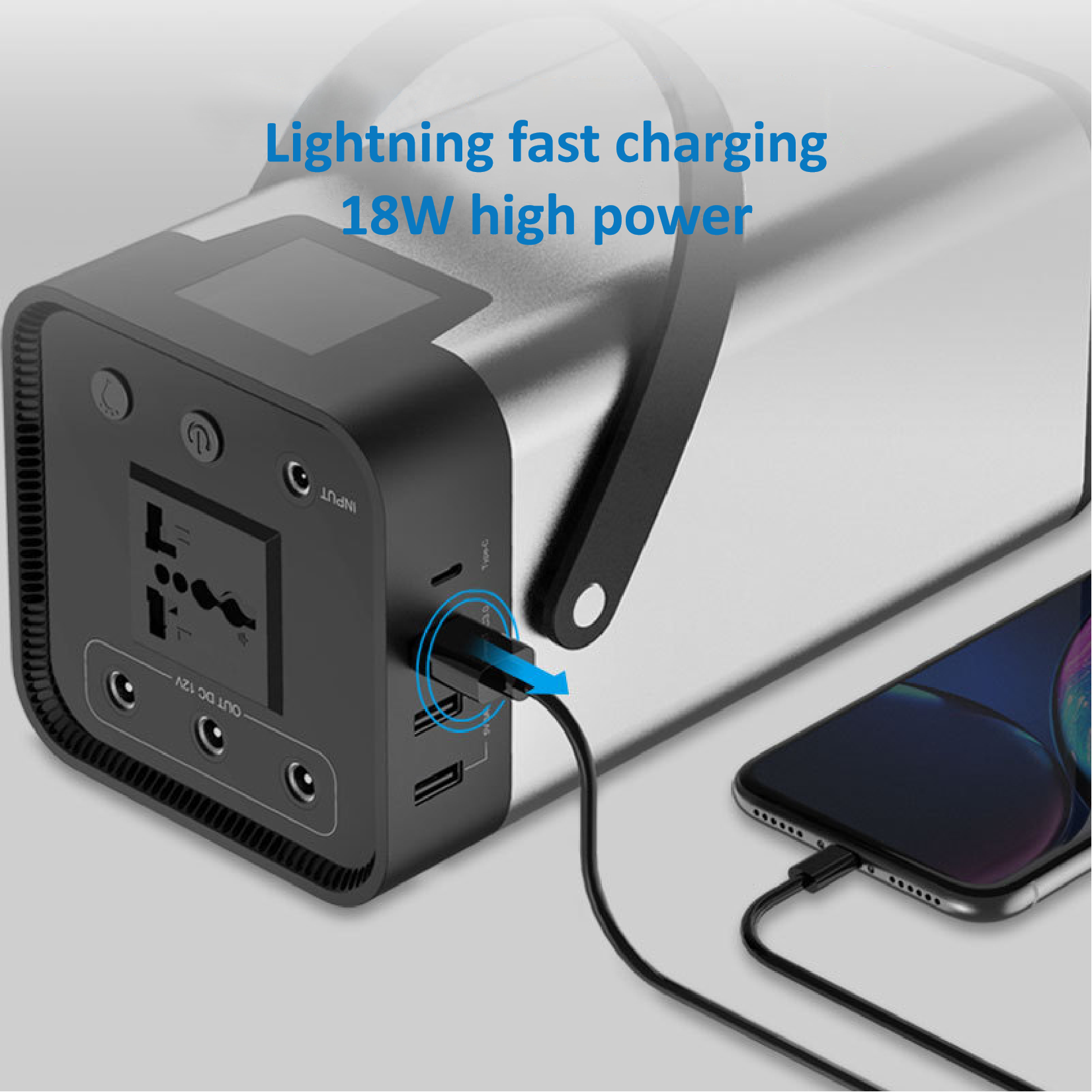 54000mah Lithium Portable Power Station 200W 220V Commercial Solar Generator