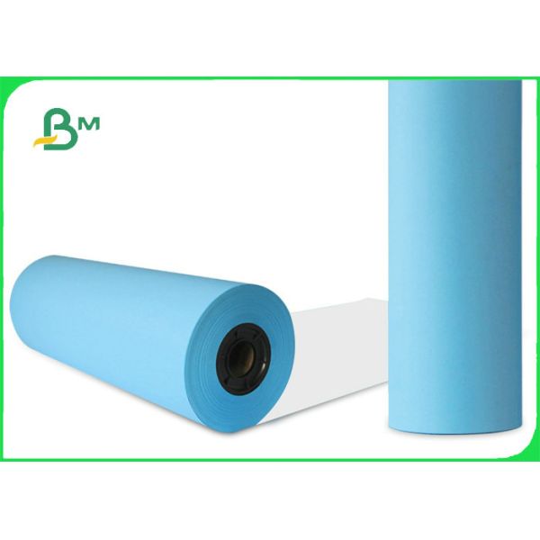 80gsm Blue CAD Drawing Paper For Wide Format Inkjet Printer 24" x 150ft
