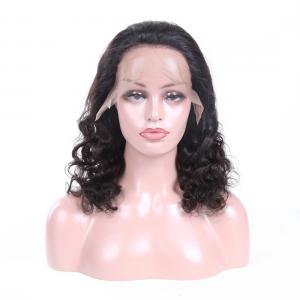 China Soft Raw Virgin Hair Lace Wigs Loose Wave For Black Women Double Layers Sewing on sale