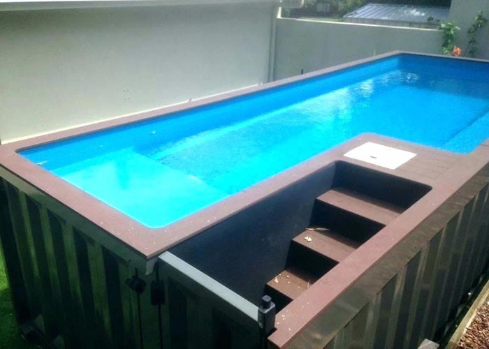 Topshaw Customize Free Design 20ft 40ft Australia DIY Shipping Container Pool