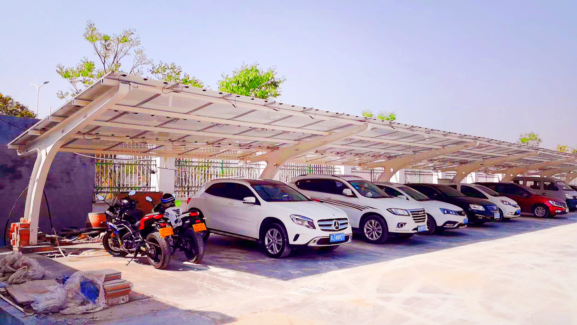 Off Grid Steel Carport Shed Solar Energy Panel Mounting Systems