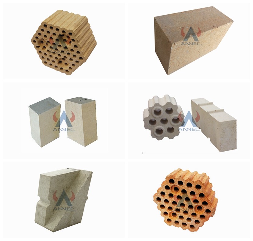 Solid Fire Fe2O3 Clay Refractory Brick For Industry Furnace