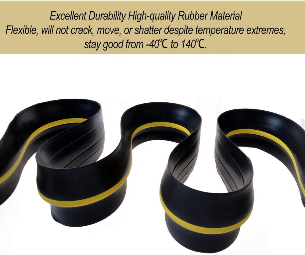 Professional Cutting Garage Door Threshold Ramp Rubber Bottom Weather Seal Strip