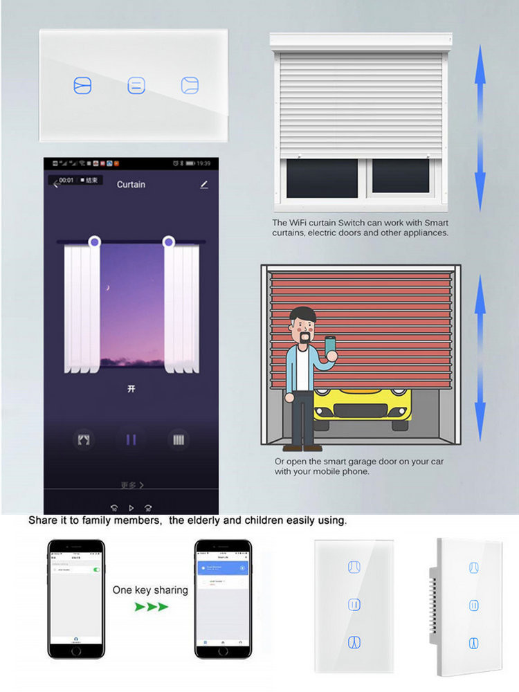 Wireless WiFi Smart Boiler Switch Water Heater Switch Tuya APP Remote Control Amazon Alexa Google Home Voice Control