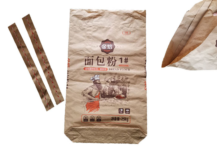 Waterproof Kraft Paper Food Bags Easy Opening Recyclable Biodegradable Pollution Free