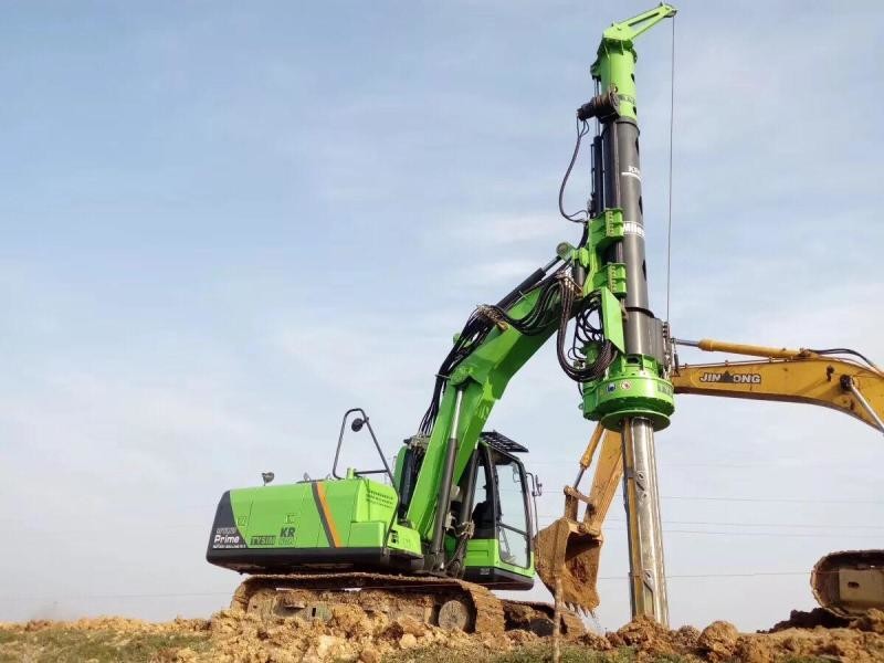 2200mm Transport Width Borehole Drilling Machine Diameter 1600mm Depth 10m