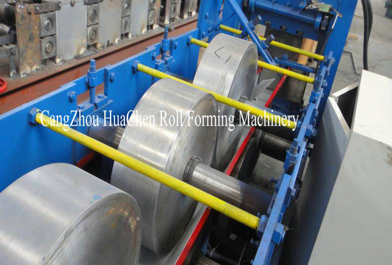 5'' Galvanized Steel Roof Purlin Roll Forming Machine With High Capacity