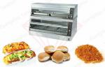 Commercial Food Warmer For Hot Display Showcase , Free Standing