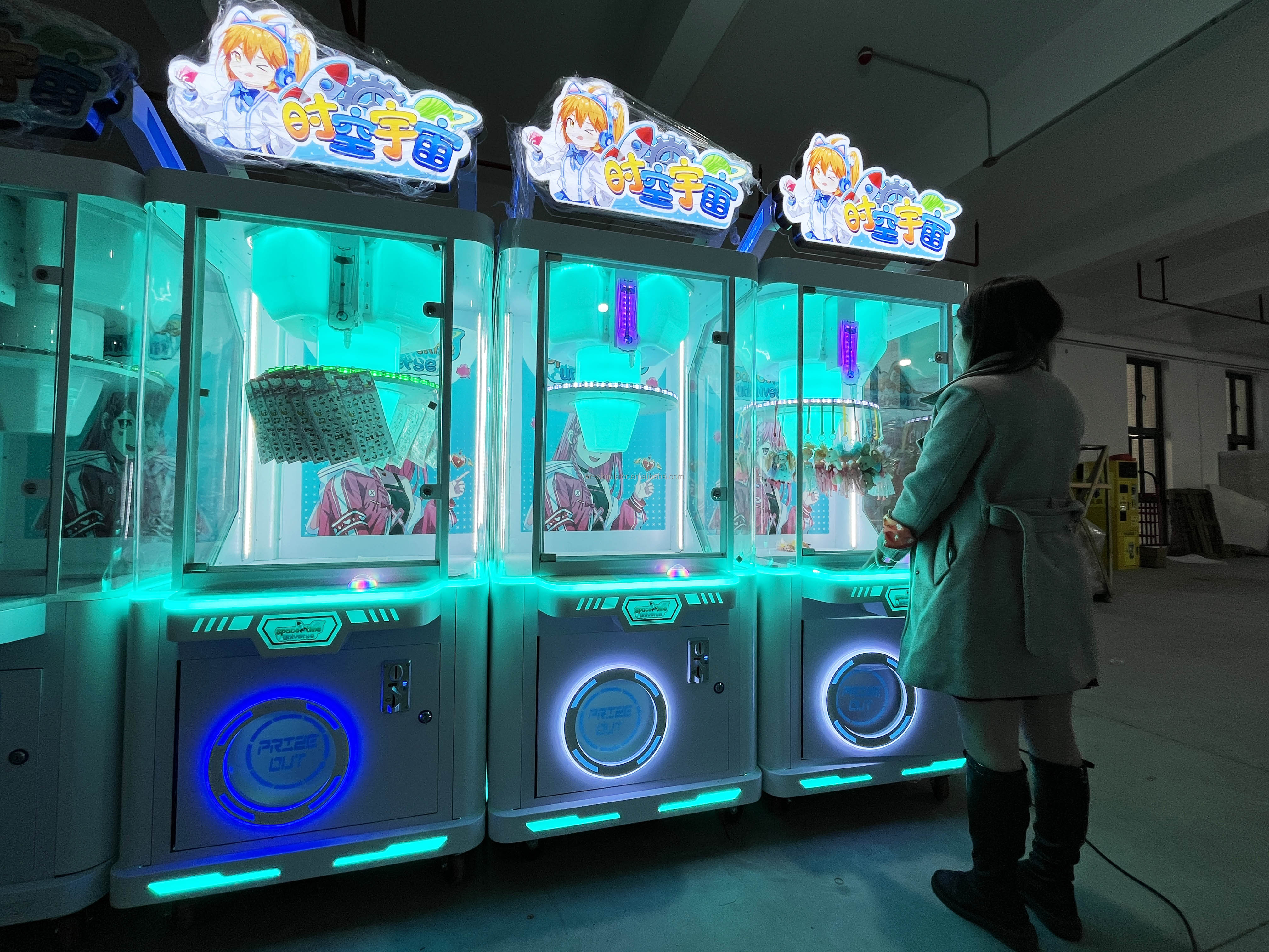 2022 Dreamland exclusive new coin operated gamed clip machine prize gift machine snack clip game machine