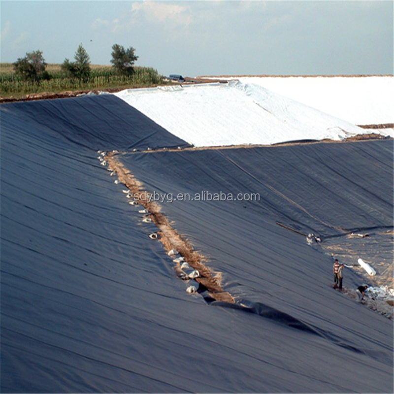 UV Protection Geomembrane Sheet 0.5mm 0.75mm 1mm Pond Liner in Black White Green Blue