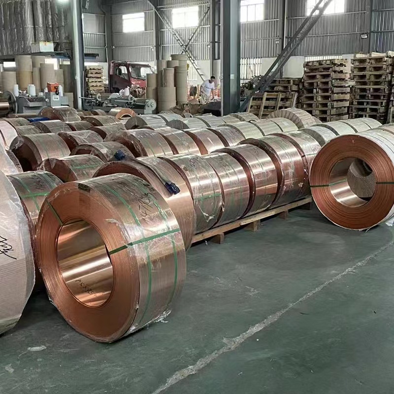 H62 H65 0.5mm Copper Metal Roll Red 1.2mm Semi Hard Brass Foil Tape