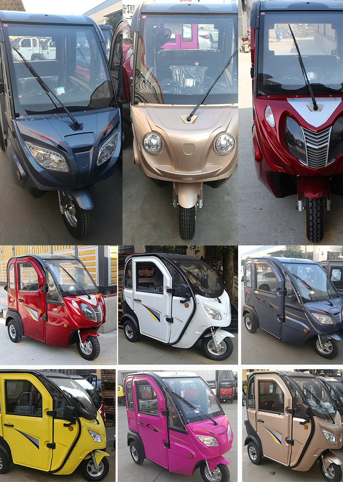 Easy Operation 2 Person Electric Car 60V 1000W Lithium Battery ECO Friendly