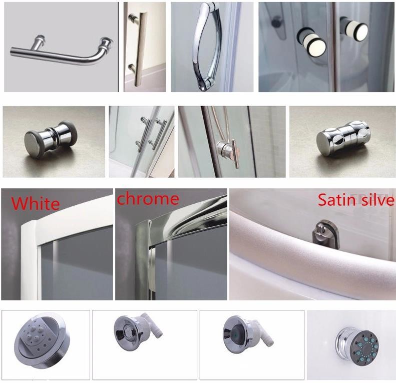 Popular Computerized Steam Shower Cabin , Glass Bathroom Shower Stalls