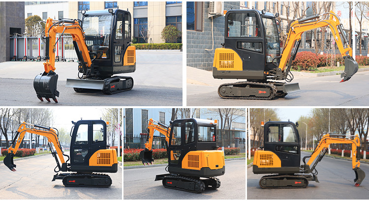 Construction Site 3ton Toros Mini Excavator Small Earth Moving Machinery