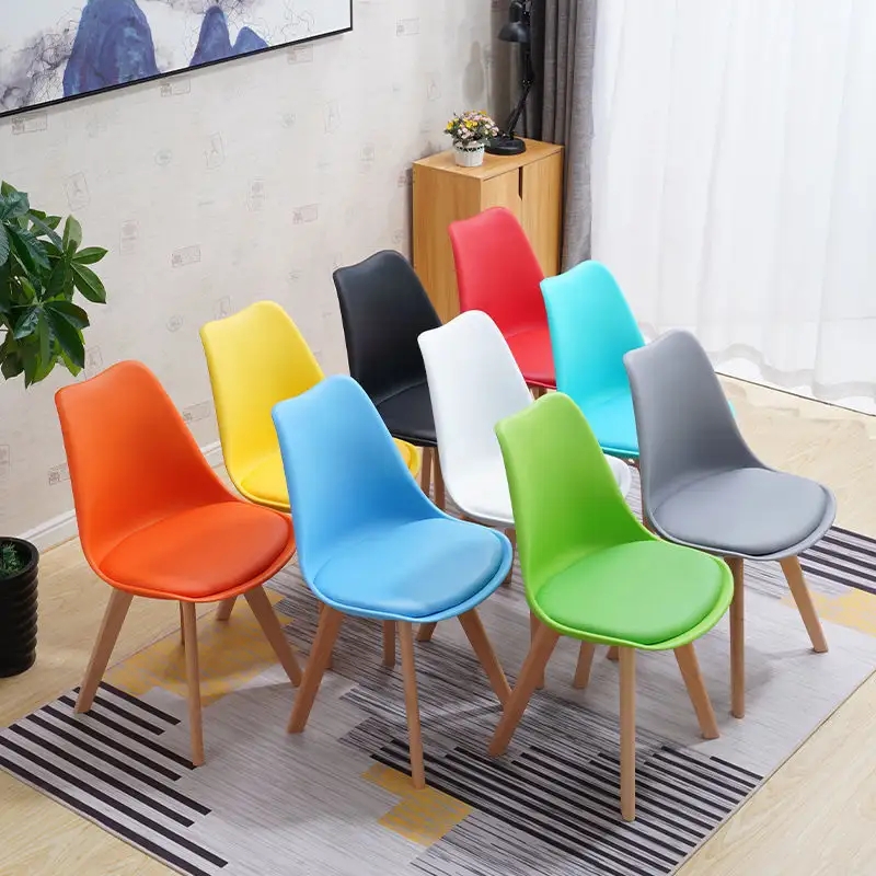 Customized Plastic Dining Chairs Set Of 4 White Plastic Dining Room Chairs
