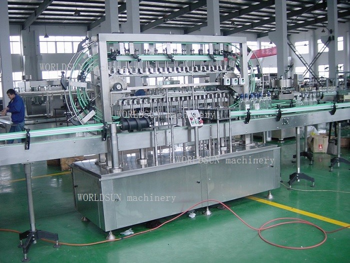 Stainless steel Glass Bottle Washing Machine With 12 Heads automatic bottle rinsing machine