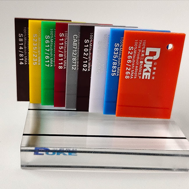 DUKE Brand Factory Wholesale Blue Color Cast Acrylic Sheet PMMA Perspex Plexiglass For Advertising
