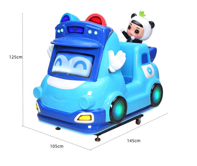 1 Player Entertainment Kiddie Car Ride With 15 Inch LCD Screen