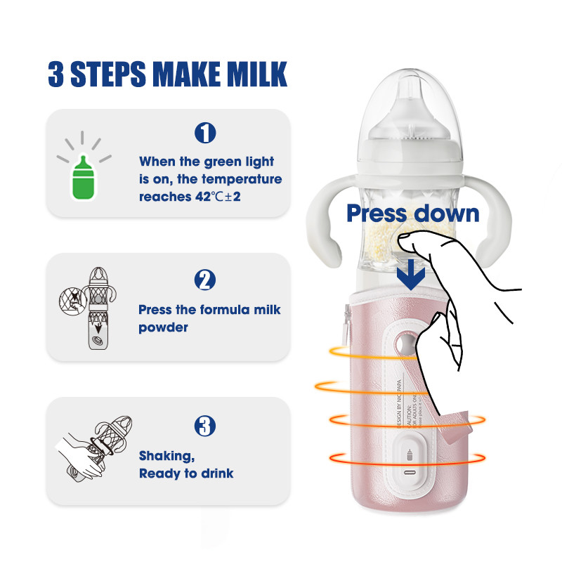 ODM Baby Glass Mother Milk Feeding Bottle 240ml 3 In 1 With Formula Dispenser