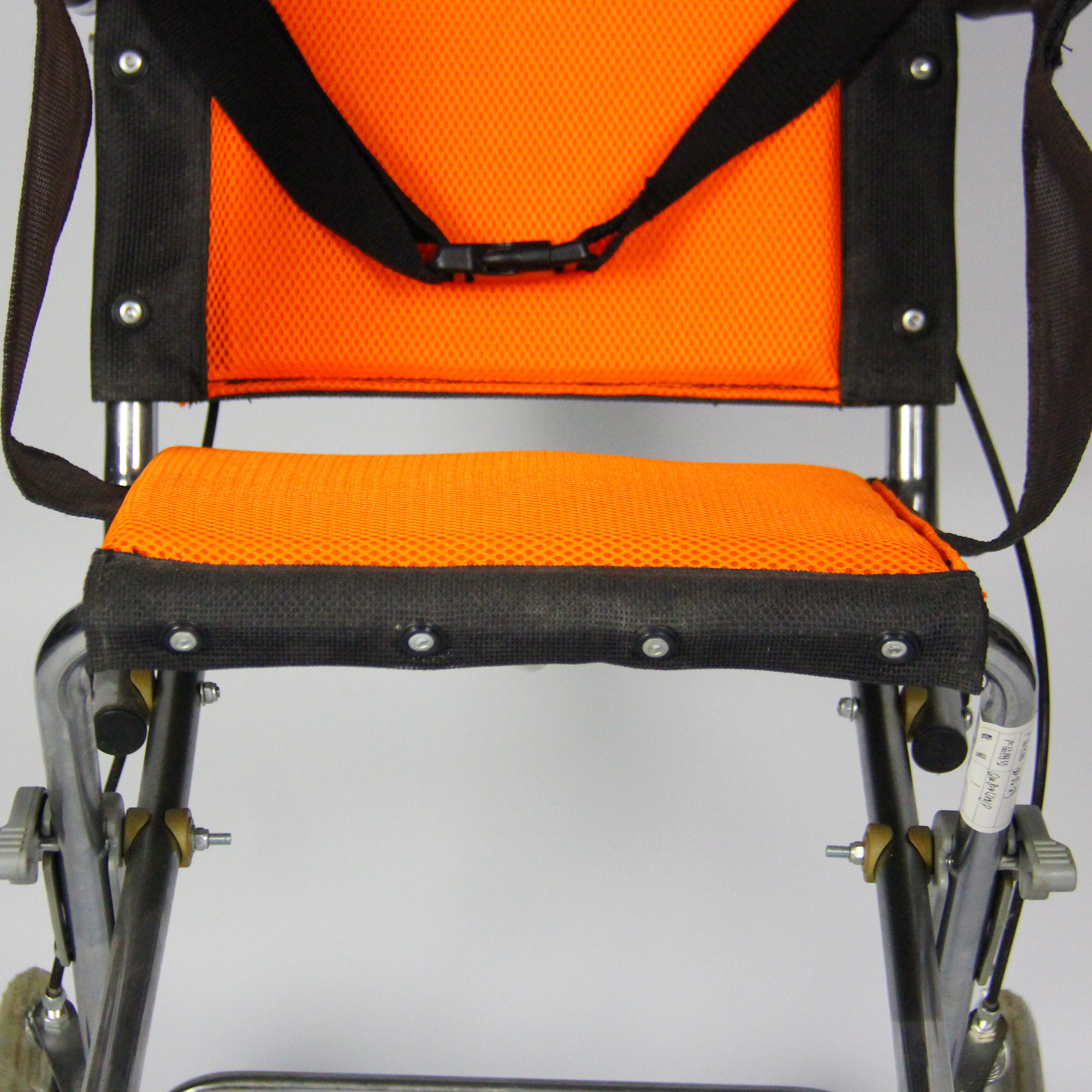Stable Aluminum Alloy Folding Steel Wheelchair Double Cross Bar