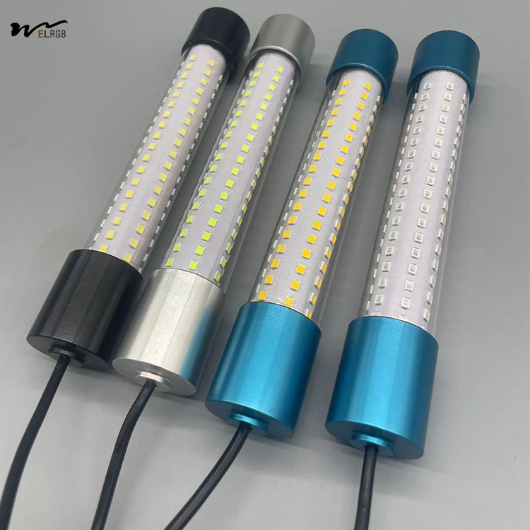 2V LED Fish Tank Lamp Luring Fish Lights in Yellow/White/Blue/Green 1500nm Wavelength 3-