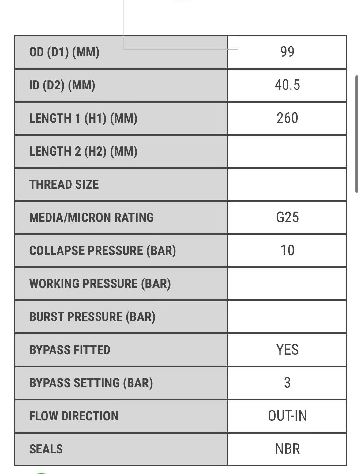 Diesel Engine Filters Aftermarket Filter Element R143G25C R143G25B