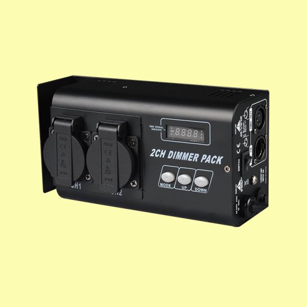 2 Channel Digital DMX Dimmer Pack for Stage Lights for Enhancing Live Performances
