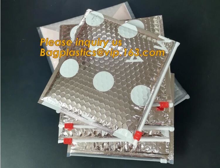Cosmetic Slider Zip lockkk Bubble Bags Bubble Slide Pouch,Zip lockkk esd bubble bag bubble packaging wrap cosmetic pouch slide