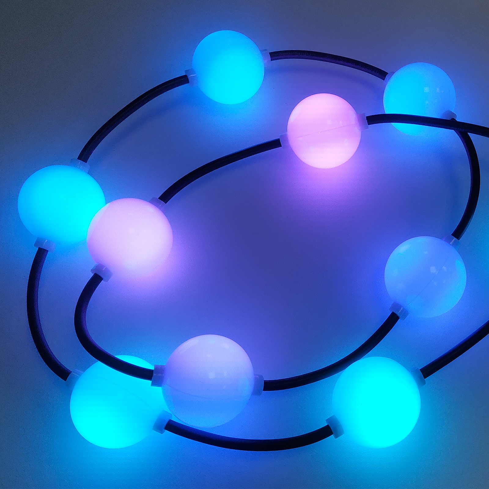 Tri Color Led Pixel Ball Light For Outdoor Christmas Party Decoration