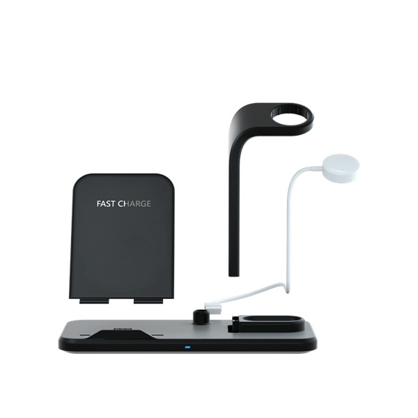 Stand Charging 10W 8.3cm Battery Bank Wireless Charger