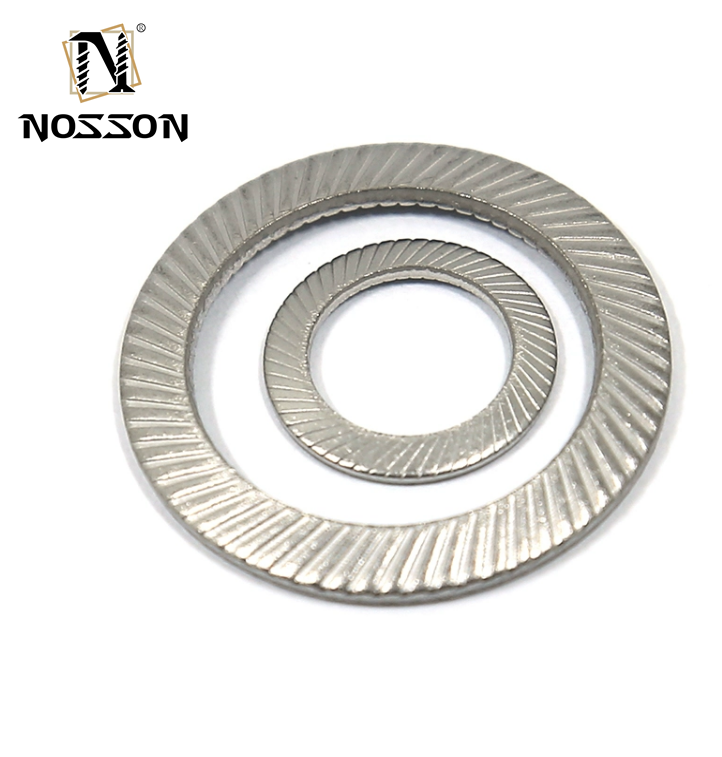 Carbon Steel SS304 Stainless Steel Self Lock Spring Washer DIN9250 for Water Treatment M3M4M5M6M8M10M12M14M16M18M20M22M24M27m30