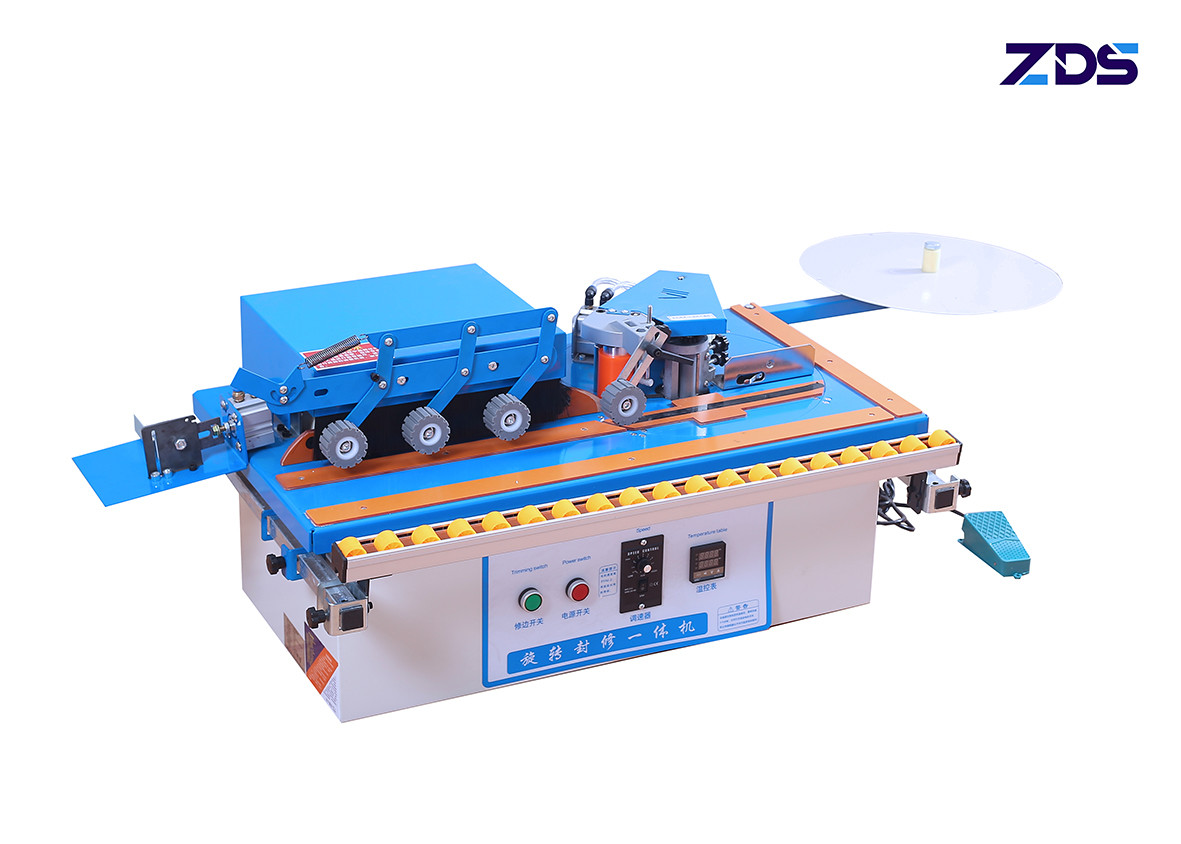 0.4-3mm Edge Banding Trimmer Machine Double Sided Adhesive Mini Edge Bander