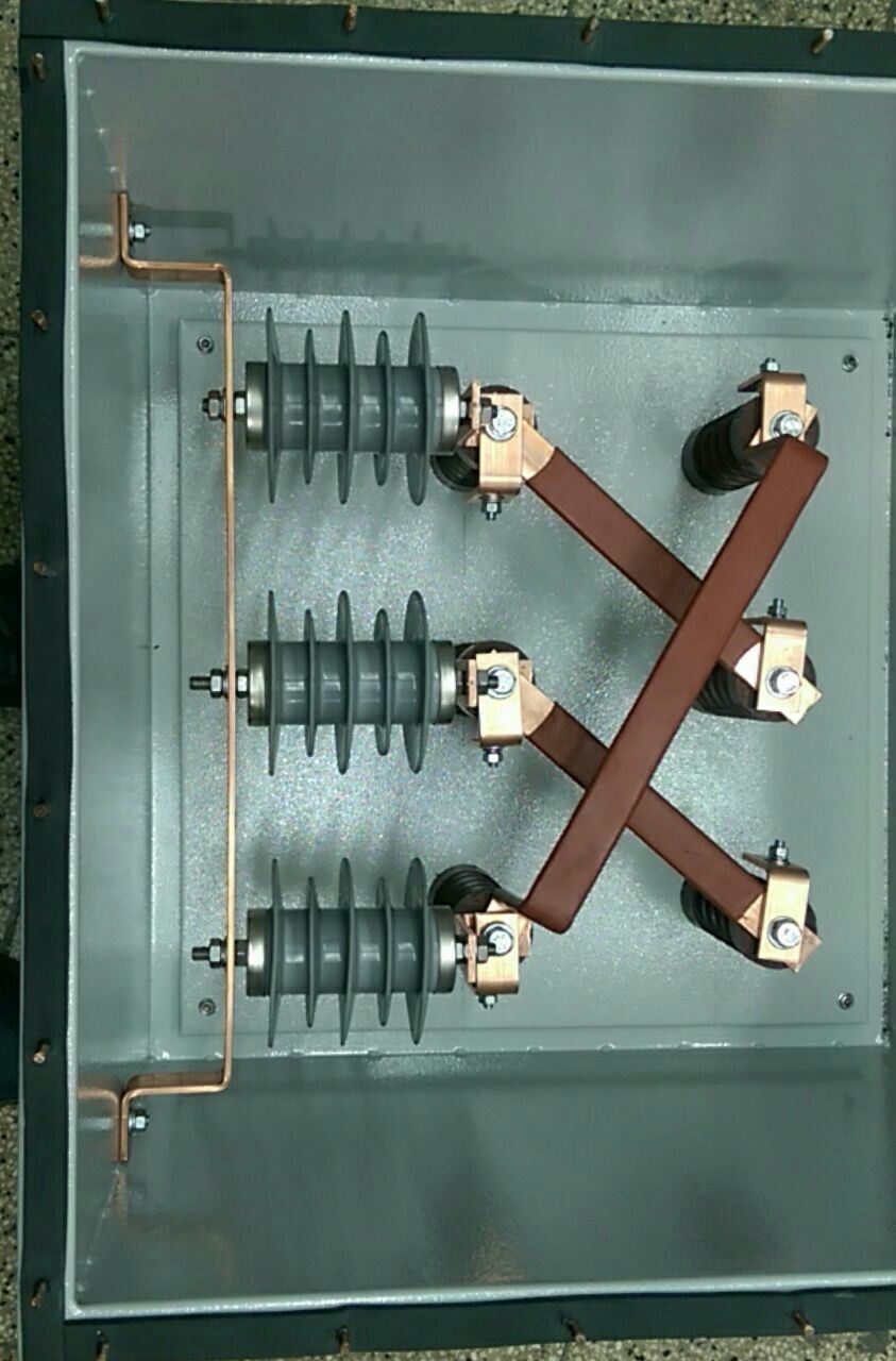 Epoxy Covered Current Connection Copper Busbar for Medium Voltage Box