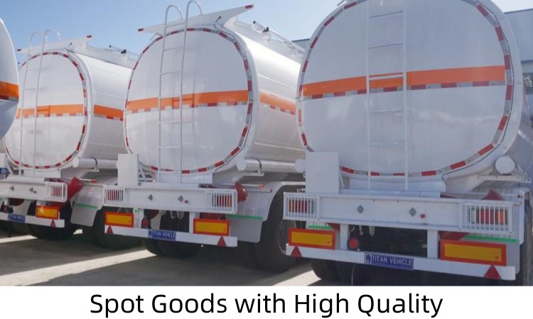 TITAN 3 Axle 42000L Diesel Fuel Tanker Trailer Diesel Tank Trailer for Sale