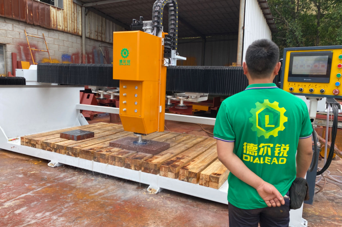 ATC Automatic Stone Polishing Machine Gantry Type for Granite Monument Grinding and Polishing