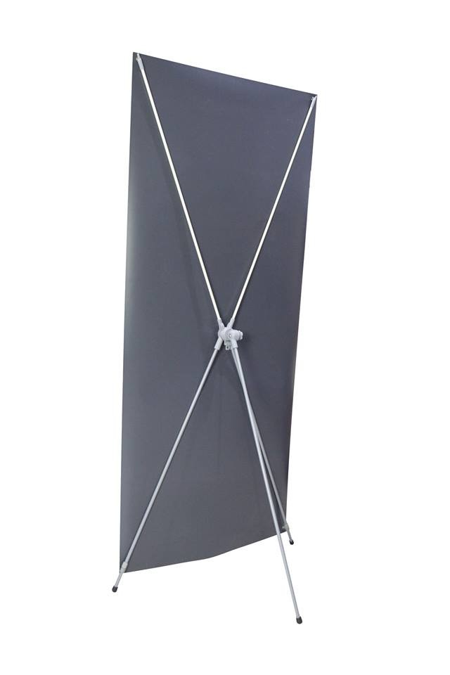 Satin Gray Back PET Banner 330gsm/420gsm/450gsm For Ecosolvent Printing For Roll Up Displays