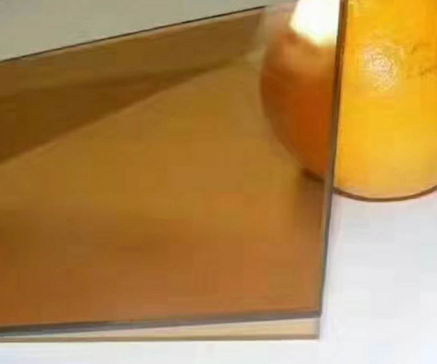 Flat Processing Tinted Glass With Colored In Dark Green / Dark Grey / Ford Blue