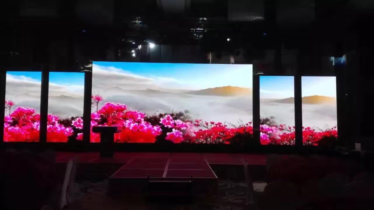 HD Electronic Led Backdrop Screen , High Brightness Indoor Stage Led Screen