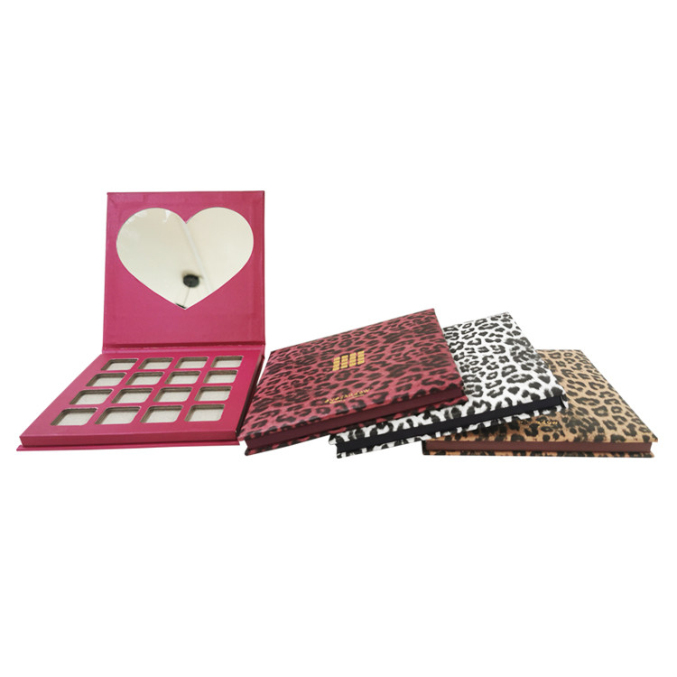 Cmyk Printing Cardboard Make Up Packaging Box Cosmetic Magnetic Lid Eyeshadow Palette Box