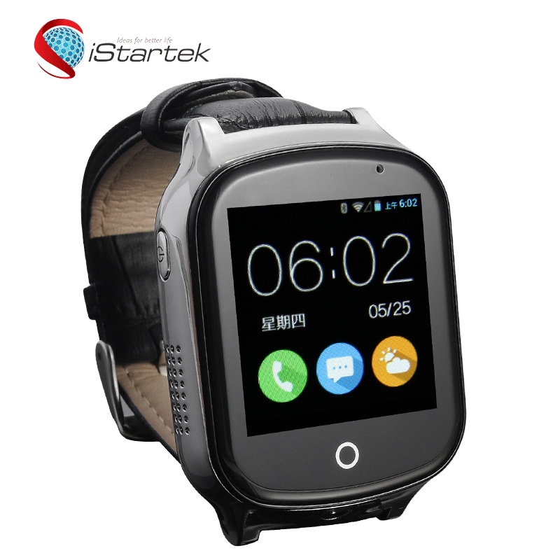 Multifunctional 3G wearable SOS panic button gps tracking device child locator watch kids