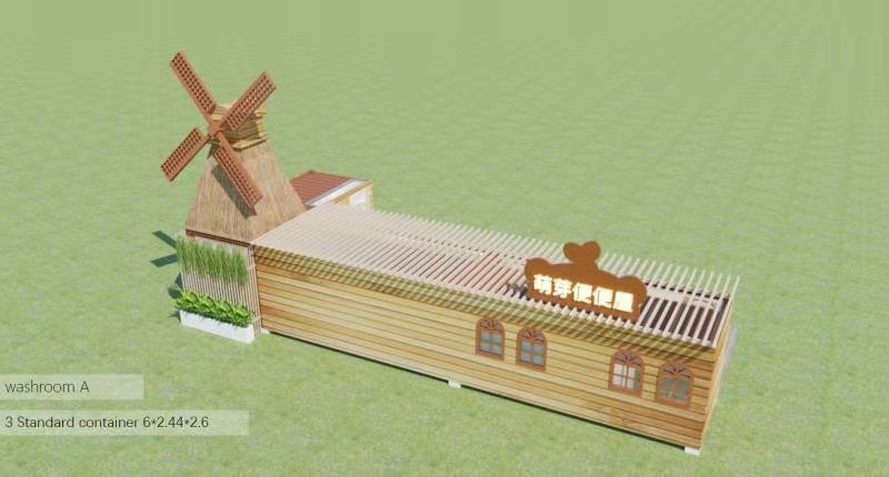 Combination Customizable Prefab Container House Mother And Baby Room 20 Foot